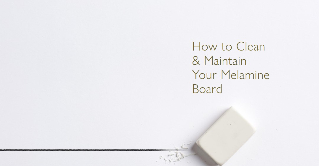 How to Clean & Maintain Your Melamine Dry Erase Board